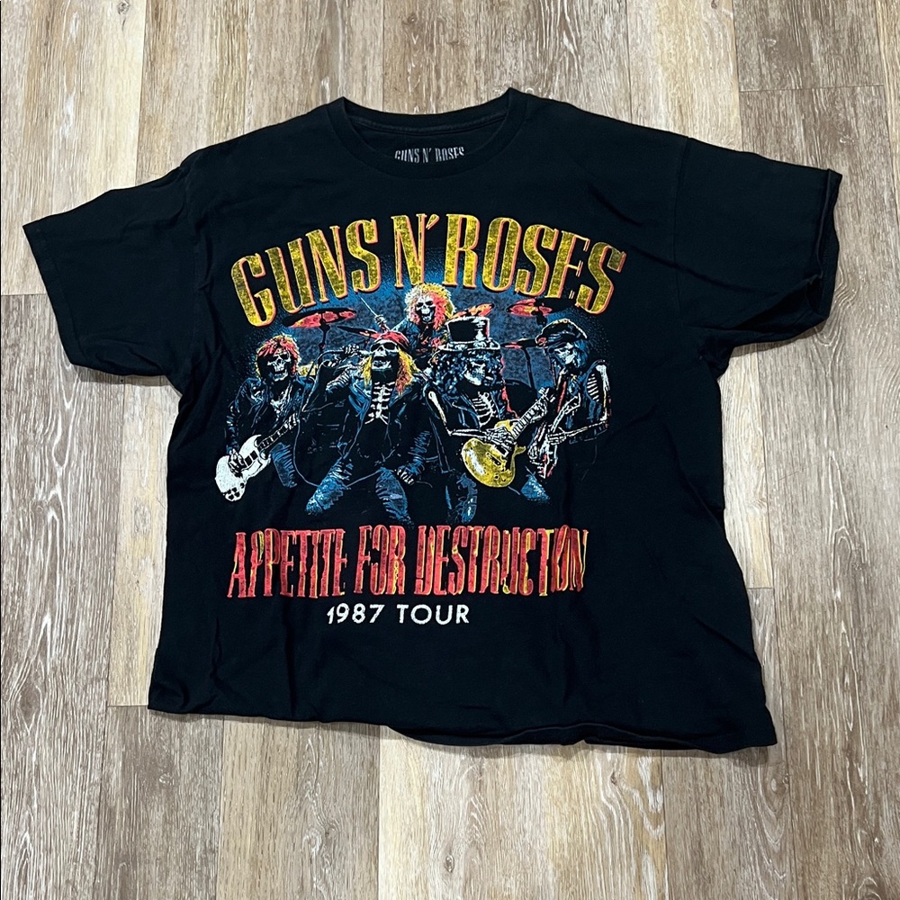 Guns N' Roses Black Graphic Band Tee